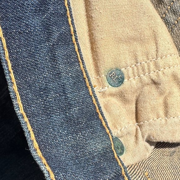 RL Dark Blue Straight Leg Jeans - Picture 9 of 10